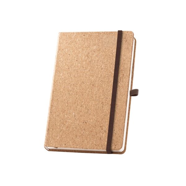 HAWKINS A5. A5 cork notebook with plain pages in FSC™ certified material and other controlled materials
