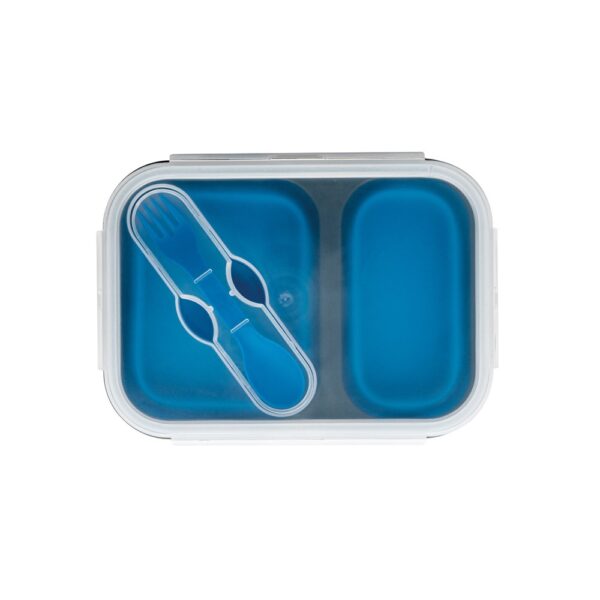 DILL. Lunch Box. Retractable hermetic box in silicone and PP (480 and 760 mL)