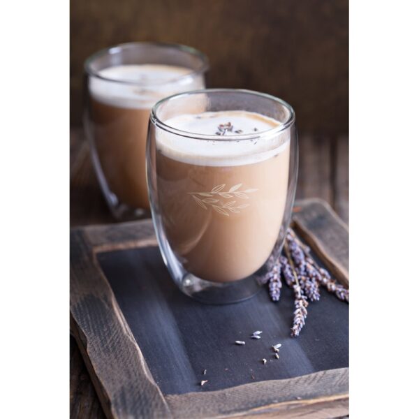 MACHIATO DUO. Set of 2 borosilicate glass cups