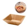93968_set PEPPER. Square bamboo salad bowl