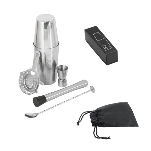BRAMBLE. 6-piece stainless steel cocktail set