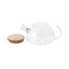 SNEAD. Borosilicate glass teapot with bamboo lid 750 mL