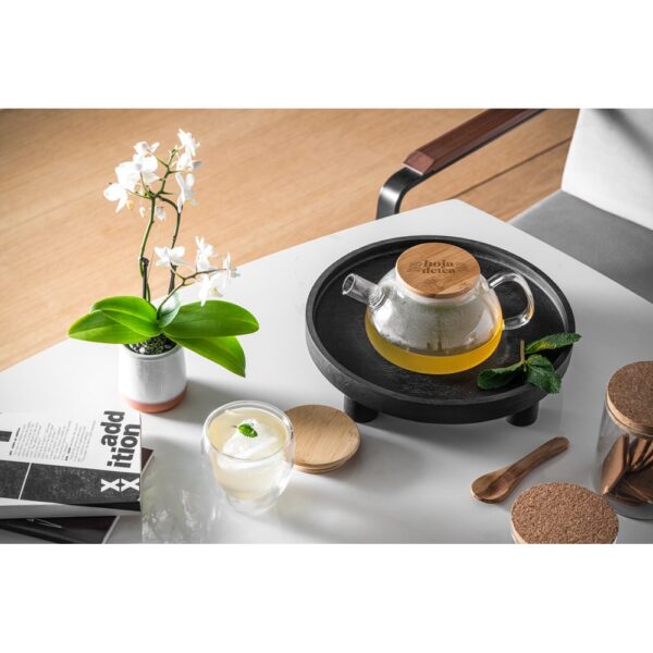 SNEAD. Borosilicate glass teapot with bamboo lid 750 mL