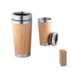 PIETRO. Bamboo and stainless steel travel cup 500 mL