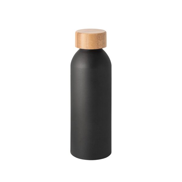 QUETA. Aluminium bottle with bamboo lid 550 mL