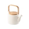 94255_116 GLOGG. 700 mL ceramic teapot with bamboo lid