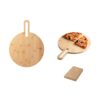 94259_set CARAWAY ROUND. Round bamboo board