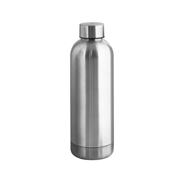 ODIN METTALIC. Bottle in 90% recycled stainless steel 550 mL