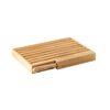 PASSARD. Bread board in bamboo with stainless steel knife