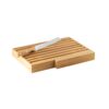 PASSARD. Bread board in bamboo with stainless steel knife