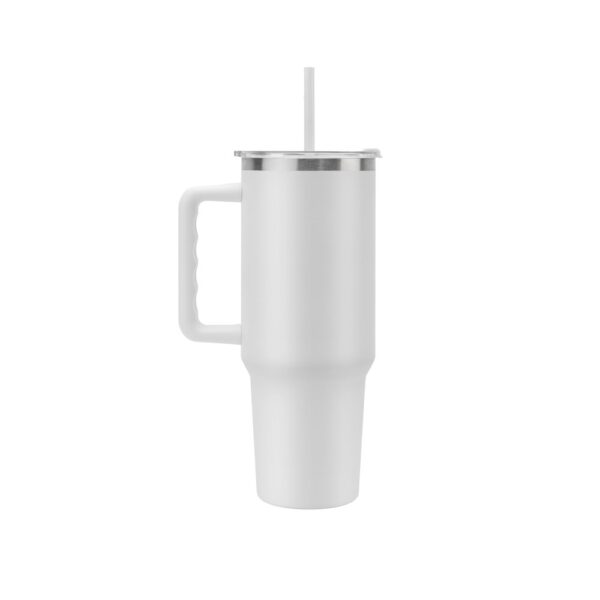 JOYNER XL. Large stainless steel travel cup (91% recycled) with vacuum insulated double wall and a matt finish 1300 mL