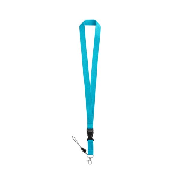 ANQUETIL. Polyester lanyard with metal carabiner