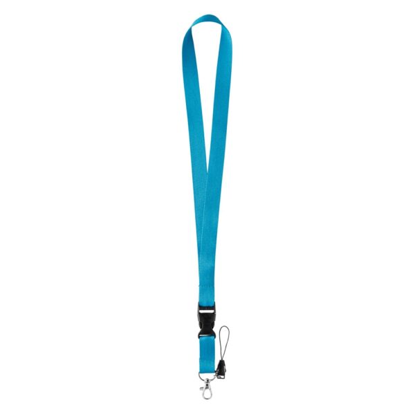 ANQUETIL. Polyester lanyard with metal carabiner