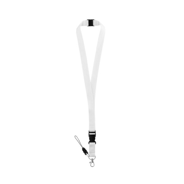 MURRAY. Polyester lanyard with metal carabiner