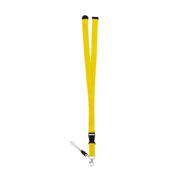 MURRAY. Polyester lanyard with metal carabiner