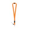 MURRAY. Polyester lanyard with metal carabiner