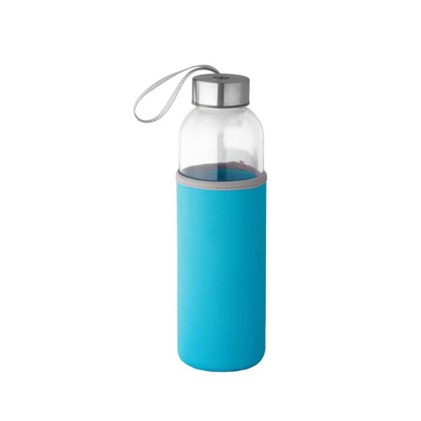 RAISE. Glass and stainless steel Sport bottle 520 mL