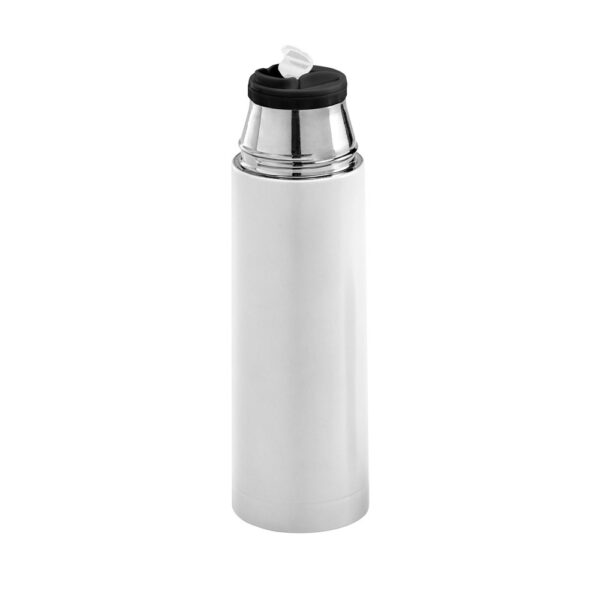 SAFE. Stainless steel and PP thermos 490 mL