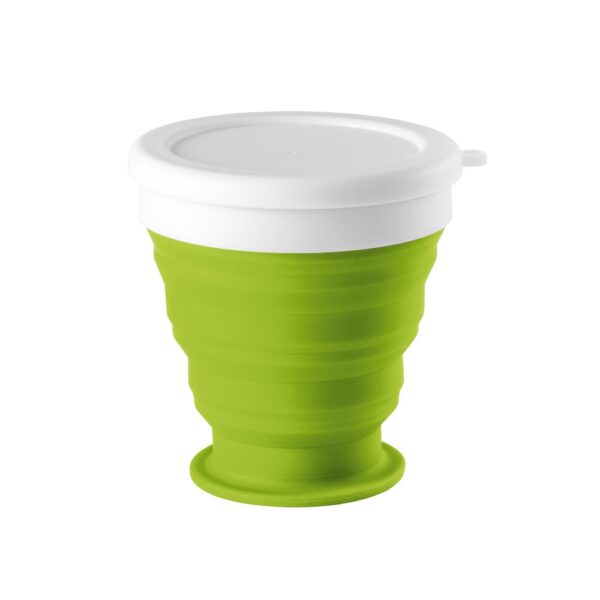 94762_119 ASTRADA. Silicone and PP folding travel cup 250 mL
