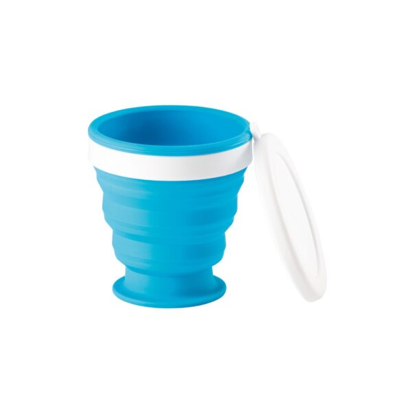 94762_124-c ASTRADA. Silicone and PP folding travel cup 250 mL