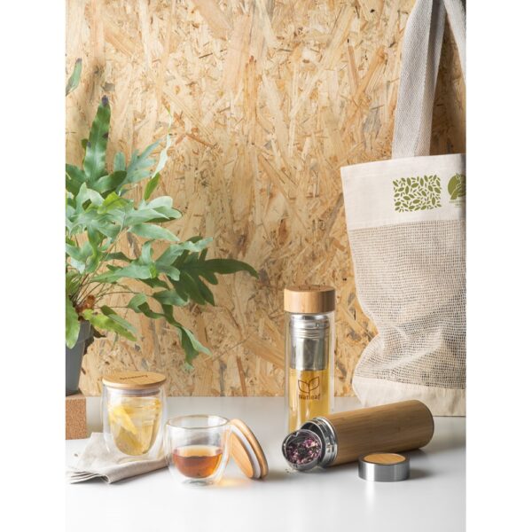 ECUADOR M. Borosilicate glass travel cup 250 mL