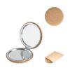 TILBURY. Folding cosmetic mirror in cork