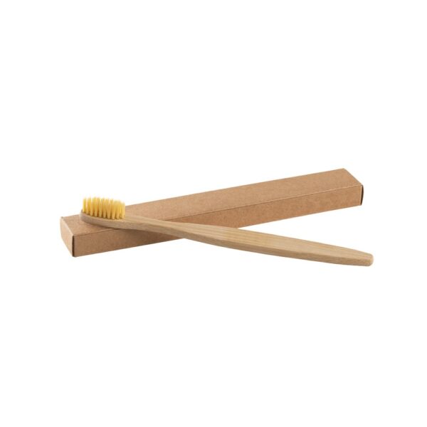 DELANY. Toothbrush with bamboo body and nylon bristles