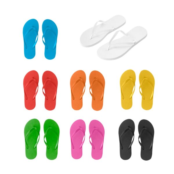 MAUPITI L / XL. Comfortable slippers with PE sole and PVC strap