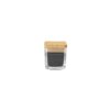 95096_103-a ESSENCE. 50g scented candle in glass cup with bamboo lid