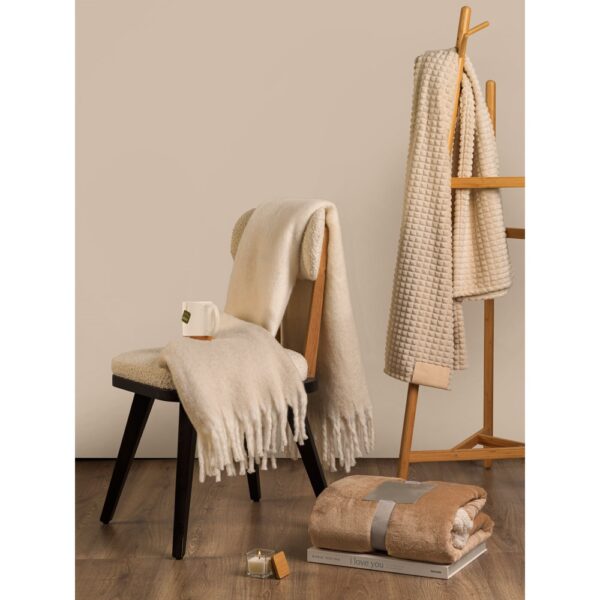 95096_amb ESSENCE. 50g scented candle in glass cup with bamboo lid