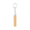 RACHEL. Bamboo and ABS key ring with LED torch