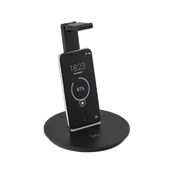 GERST. ABS headphone stand with built-in wireless charger