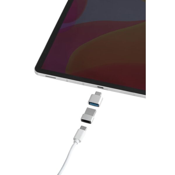 MINSKY. Set of 2 aluminium USB-A / USB-C adapters