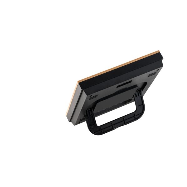 BROMLEY. Desktop weather station with LCD screen in ABS and bamboo