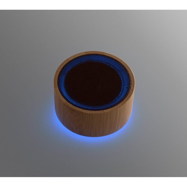 ARBER. Portable 3W speaker with 2h battery life in bamboo and ABS