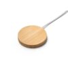 97128_160 DAIMLER. 15W superfast wireless magnetic charger in bamboo