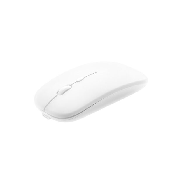 KHAN. Wireless mouse with 500mAh battery in recycled ABS (100% rABS)