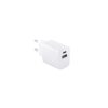 97186_106 WEGENER. Power adapter with USB-A port 18W and USB-C 20W in recycled ABS (100% rABS)