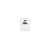 97186_106-c WEGENER. Power adapter with USB-A port 18W and USB-C 20W in recycled ABS (100% rABS)