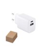 97186_set WEGENER. Power adapter with USB-A port 18W and USB-C 20W in recycled ABS (100% rABS)