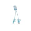 97191_100-a BERNERS. Superfast 6-in-1 USB cable in recycled PET (100% rPET)