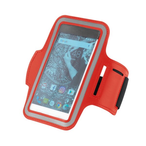 CONFOR. Sports armband in PU and softshell for 6'5" smartphone