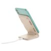 ENGLERT. Smartphone holder with 10W fast wireless charger in recycled ABS (70% rABS) and wheat straw fiber