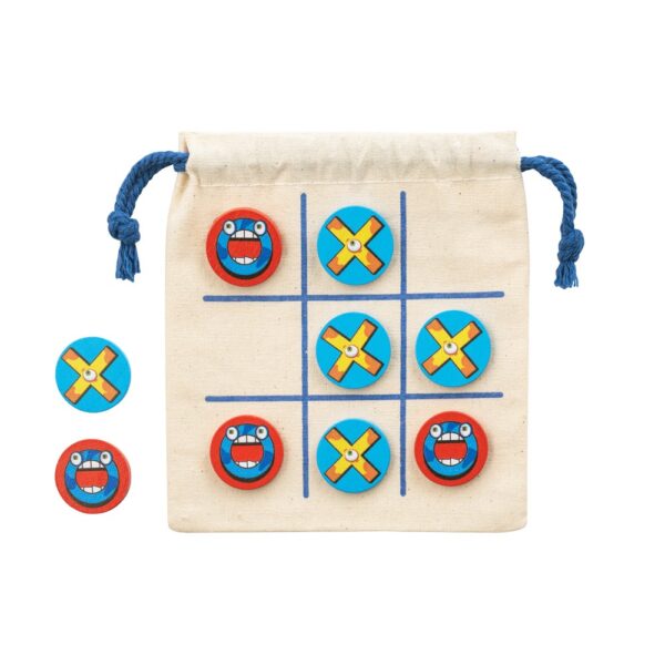98097_150-c CROSSES. Classic 10-piece plywood Tic Tac Toe game