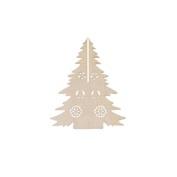 PINERY. Collapsible wooden Christmas tree to colour