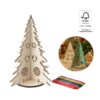 PINERY. Collapsible wooden Christmas tree to colour