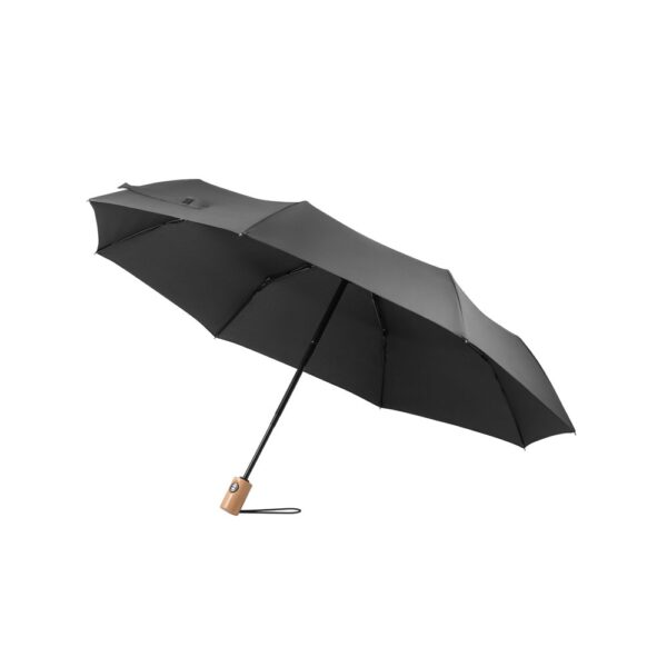 99040_103 RIVER. Telescopic umbrella in 190T recycled polyester (100% rPET) pongee with automatic opening and closing