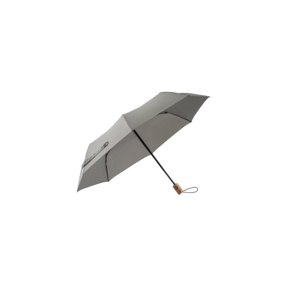 99040_123 RIVER. Telescopic umbrella in 190T recycled polyester (100% rPET) pongee with automatic opening and closing