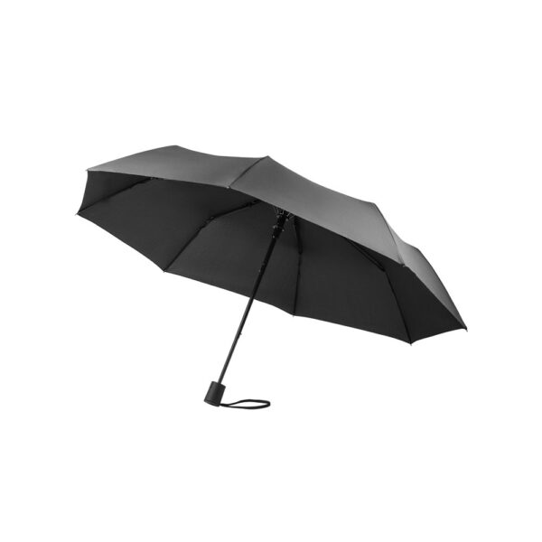 CIMONE. Telescopic umbrella in recycled polyester (100% rPET) 190T pongee with automatic opening