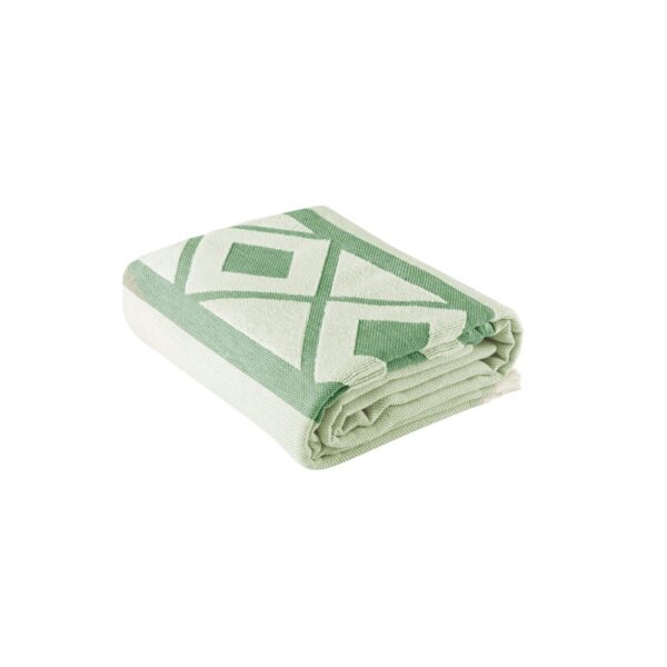 MALEK. Multifunctional bath towel (350g/m²) made of light and resistant cotton (85%) and recycled cotton (15%)